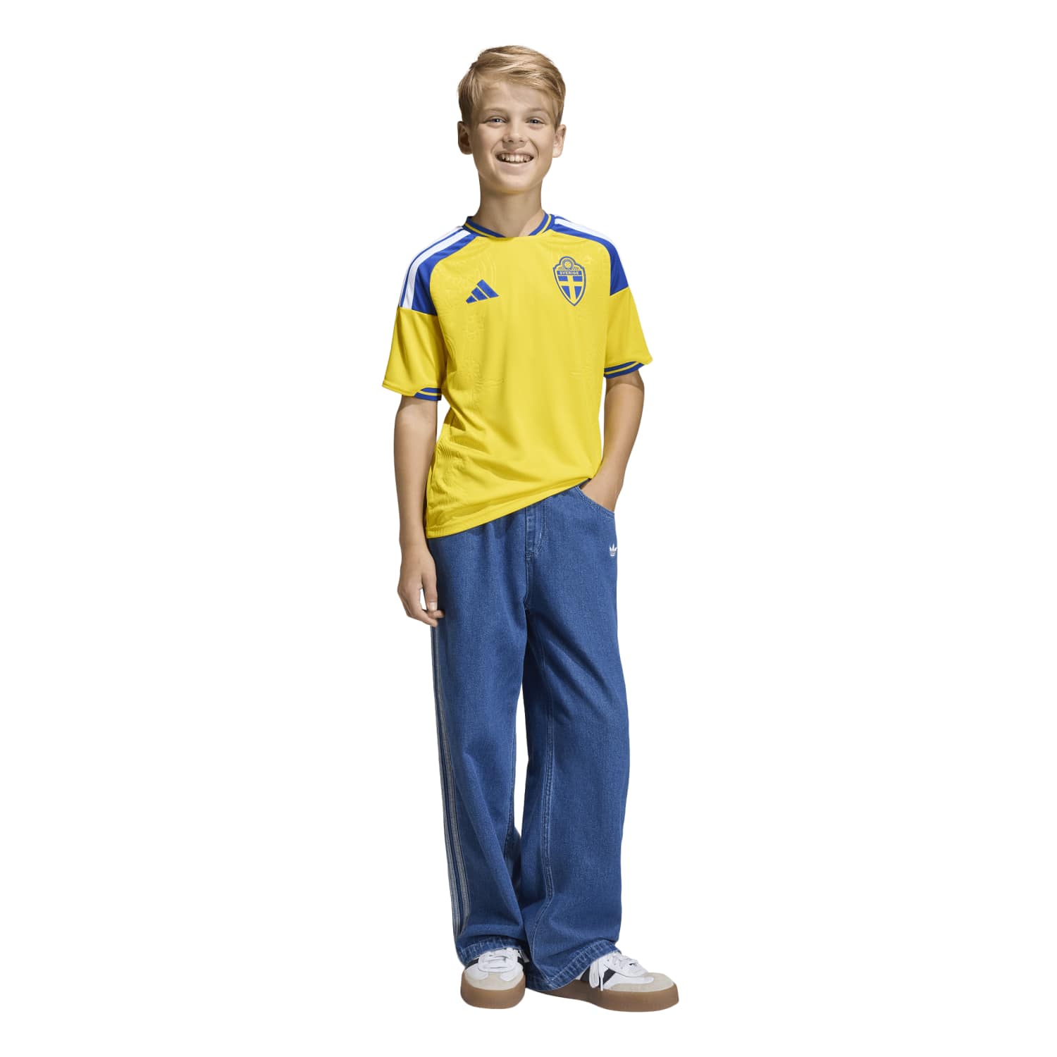 Maillot domicile Suède 2026 - Enfants